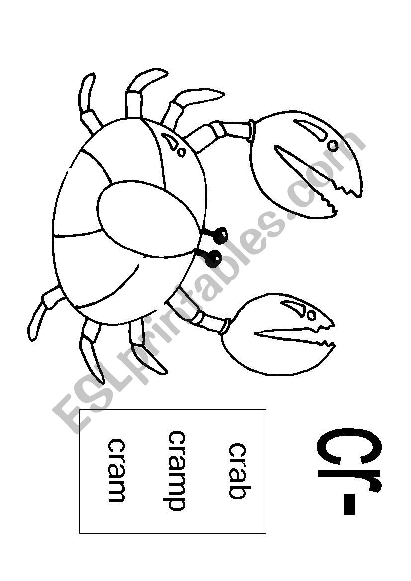 Phonics cr- worksheet