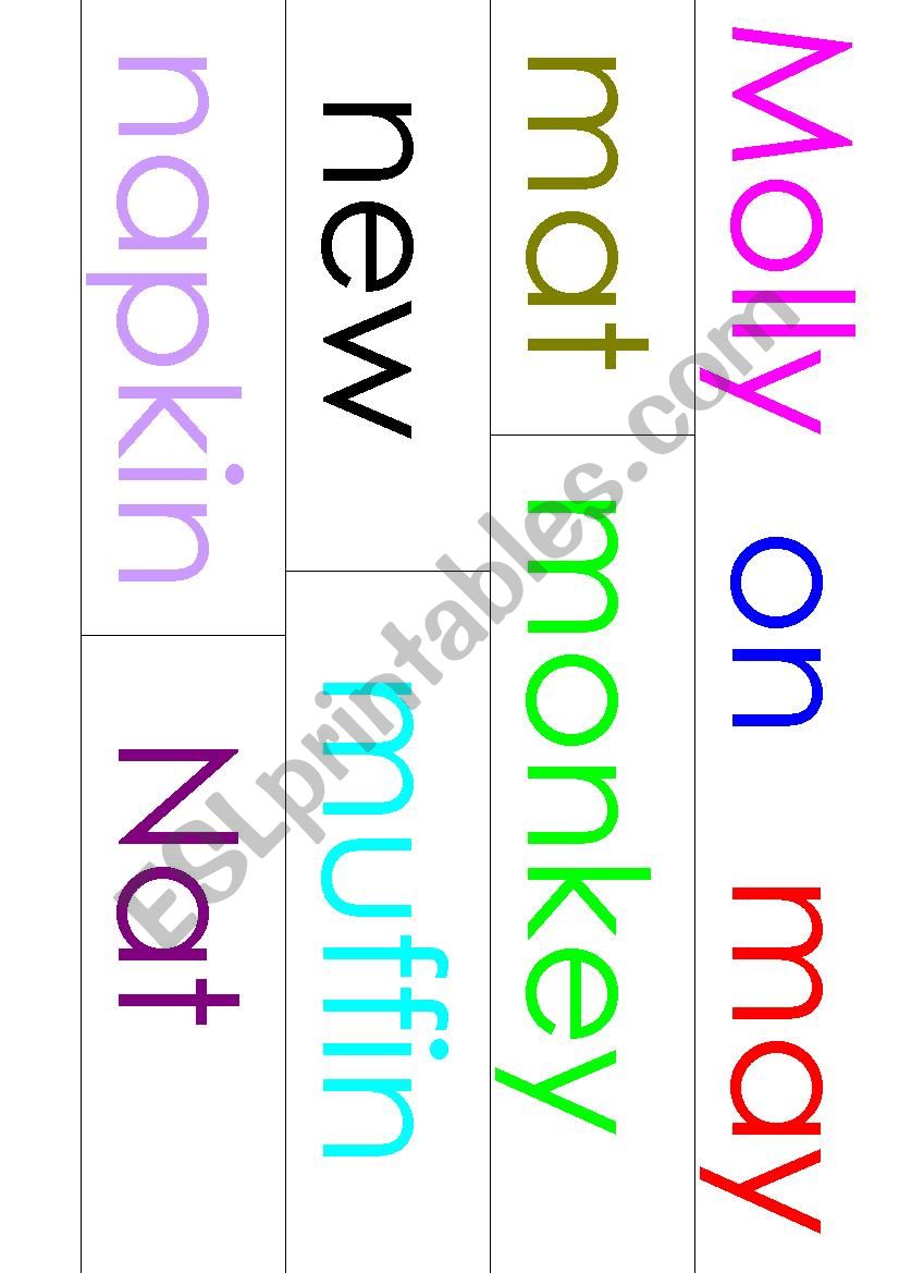 phonic m and n worksheet