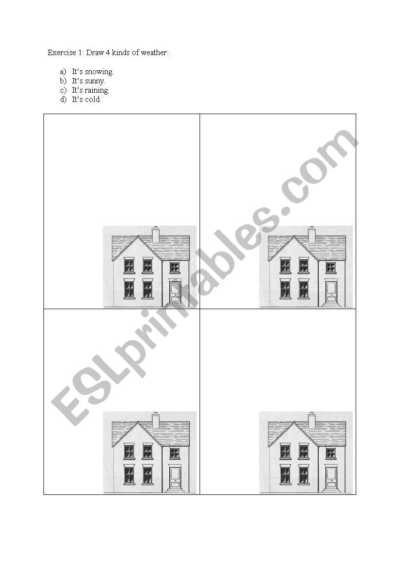 weather worksheet