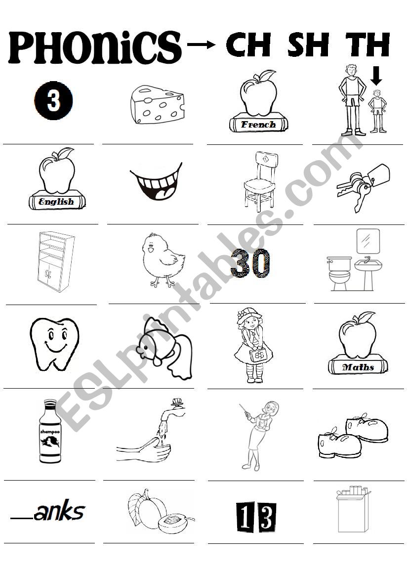 PHONICS (practice sheet) worksheet