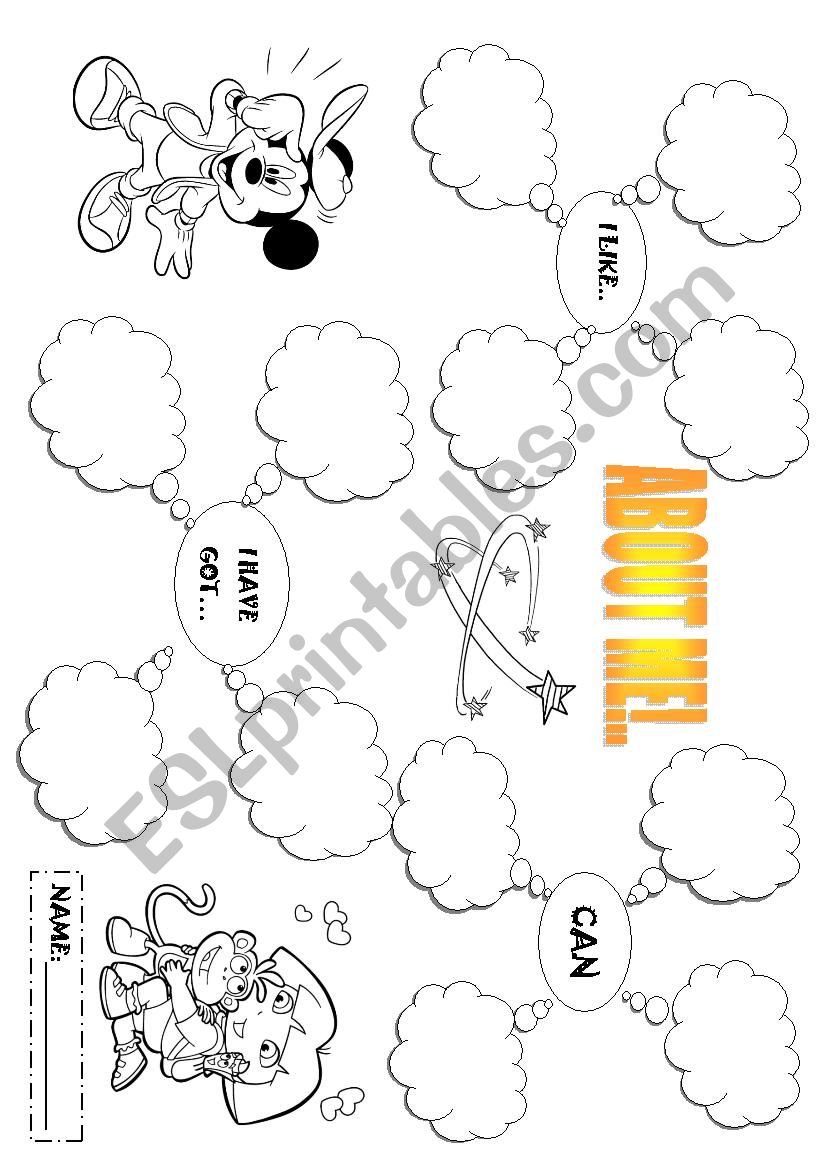 About me! worksheet