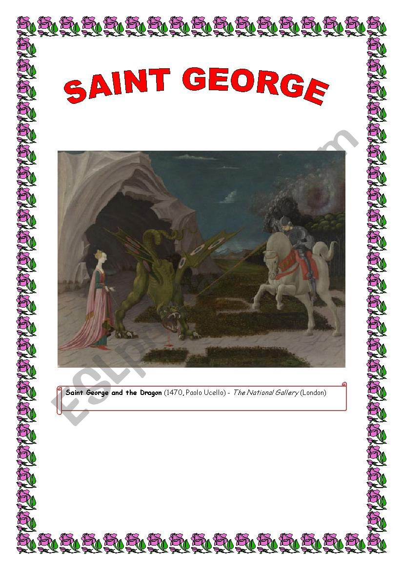 SAINT GEORGES DAY worksheet