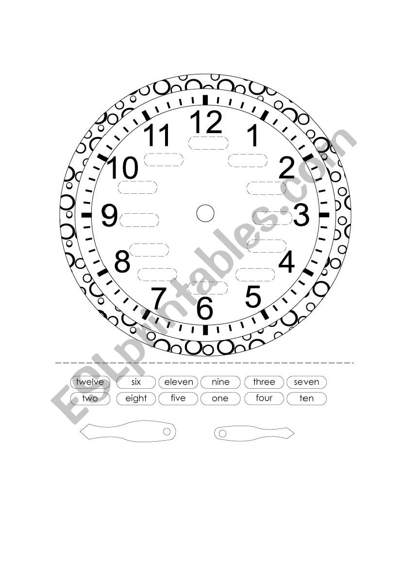 clock worksheet