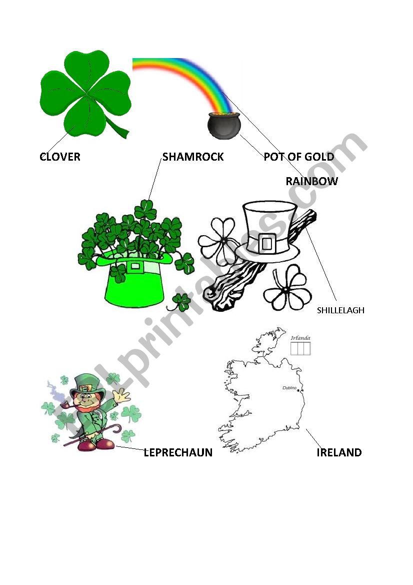 st patrick worksheet