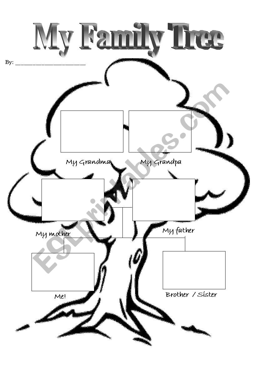 Family Tree worksheet