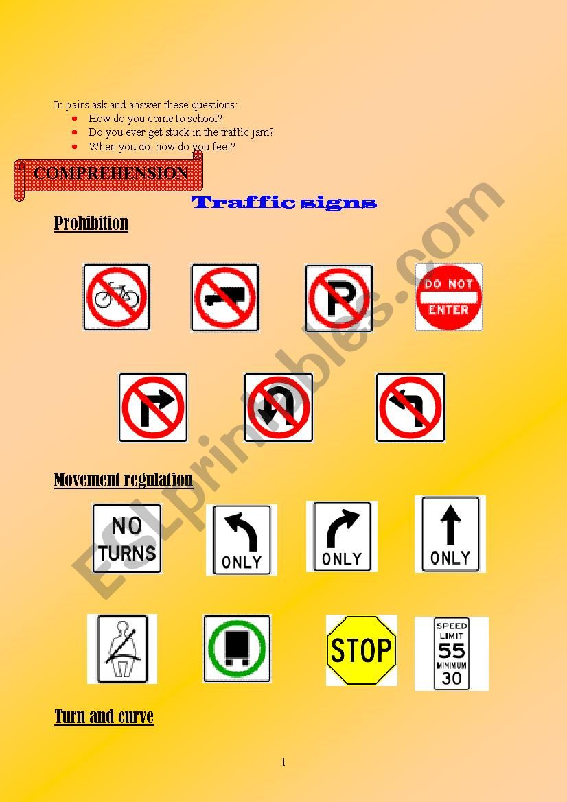 bicycles worksheet