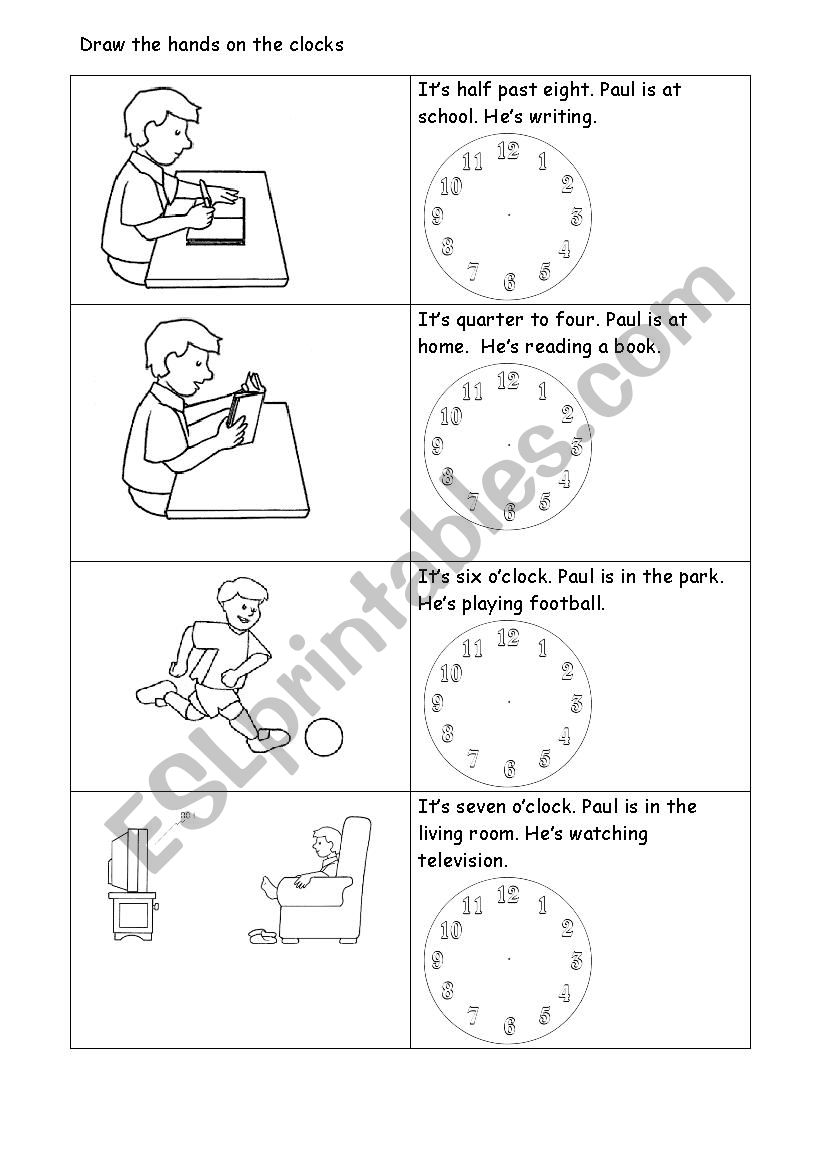 Actions worksheet