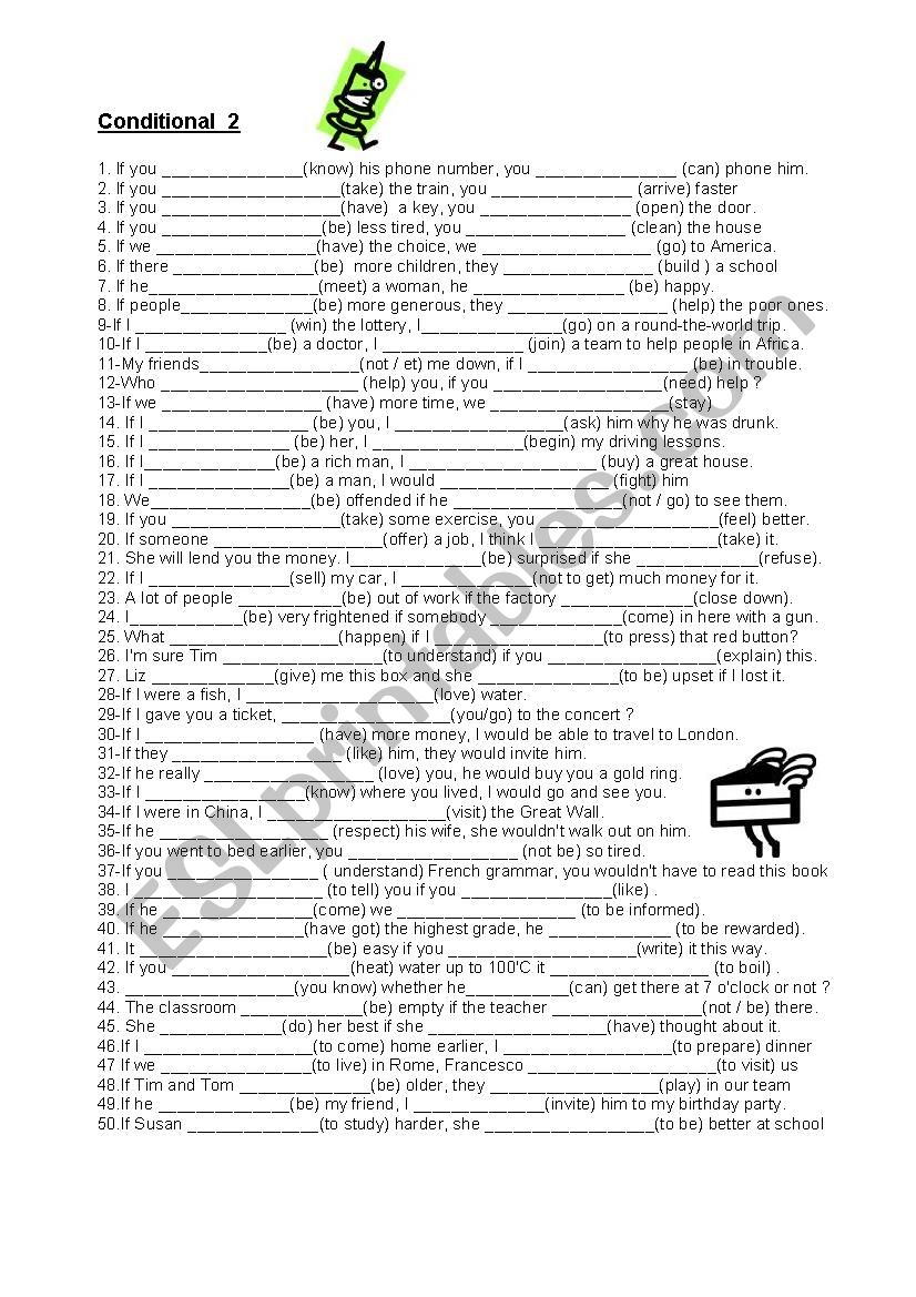 CONDITIONAL 2 worksheet