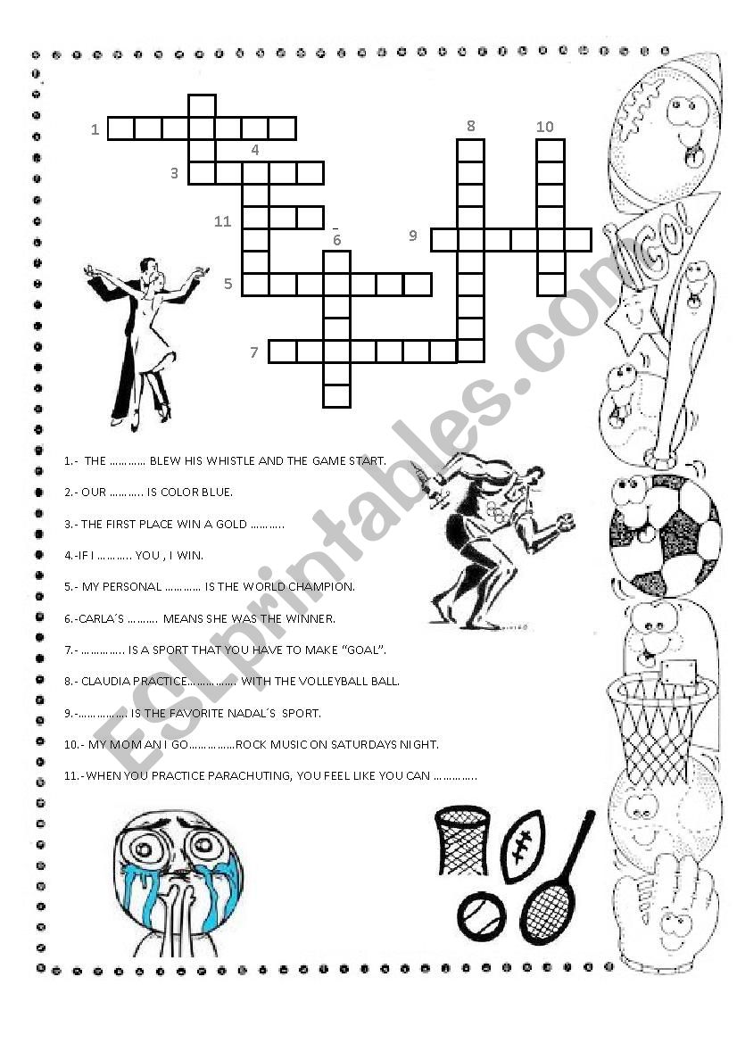 Sports worksheet