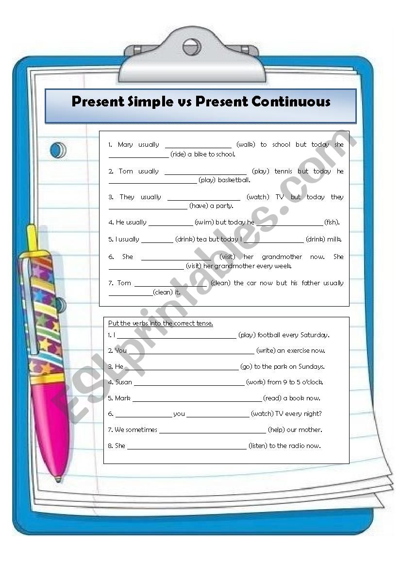 Present Simple or Present Continuous