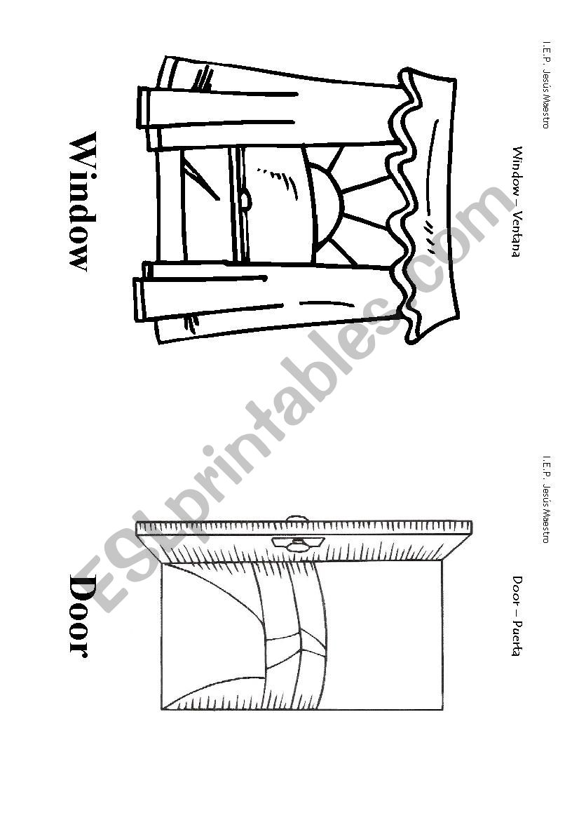 School subjects worksheet