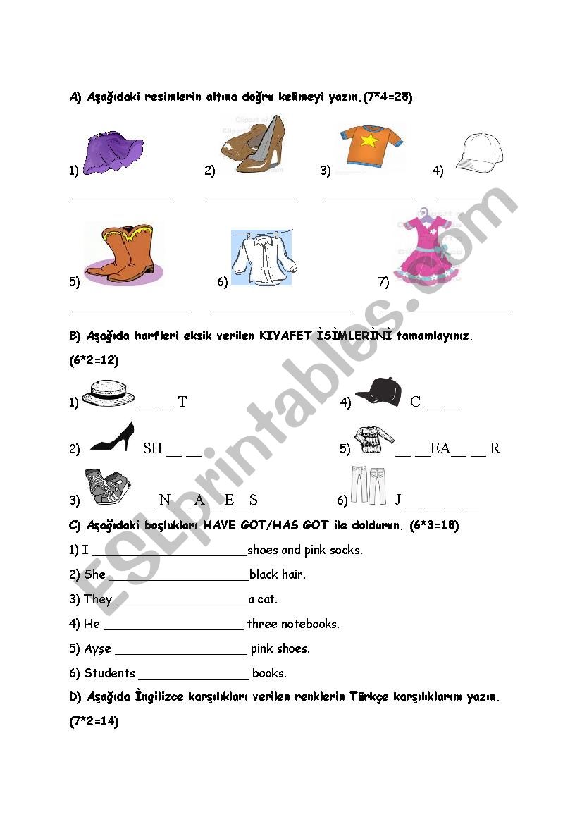 4th grade worksheet worksheet