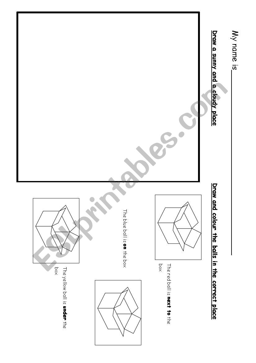 Review weather and prepositions