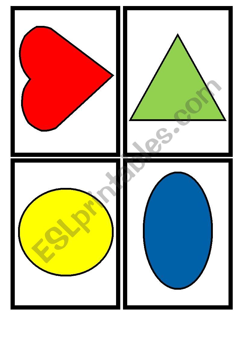 Flash-cards and colors worksheet