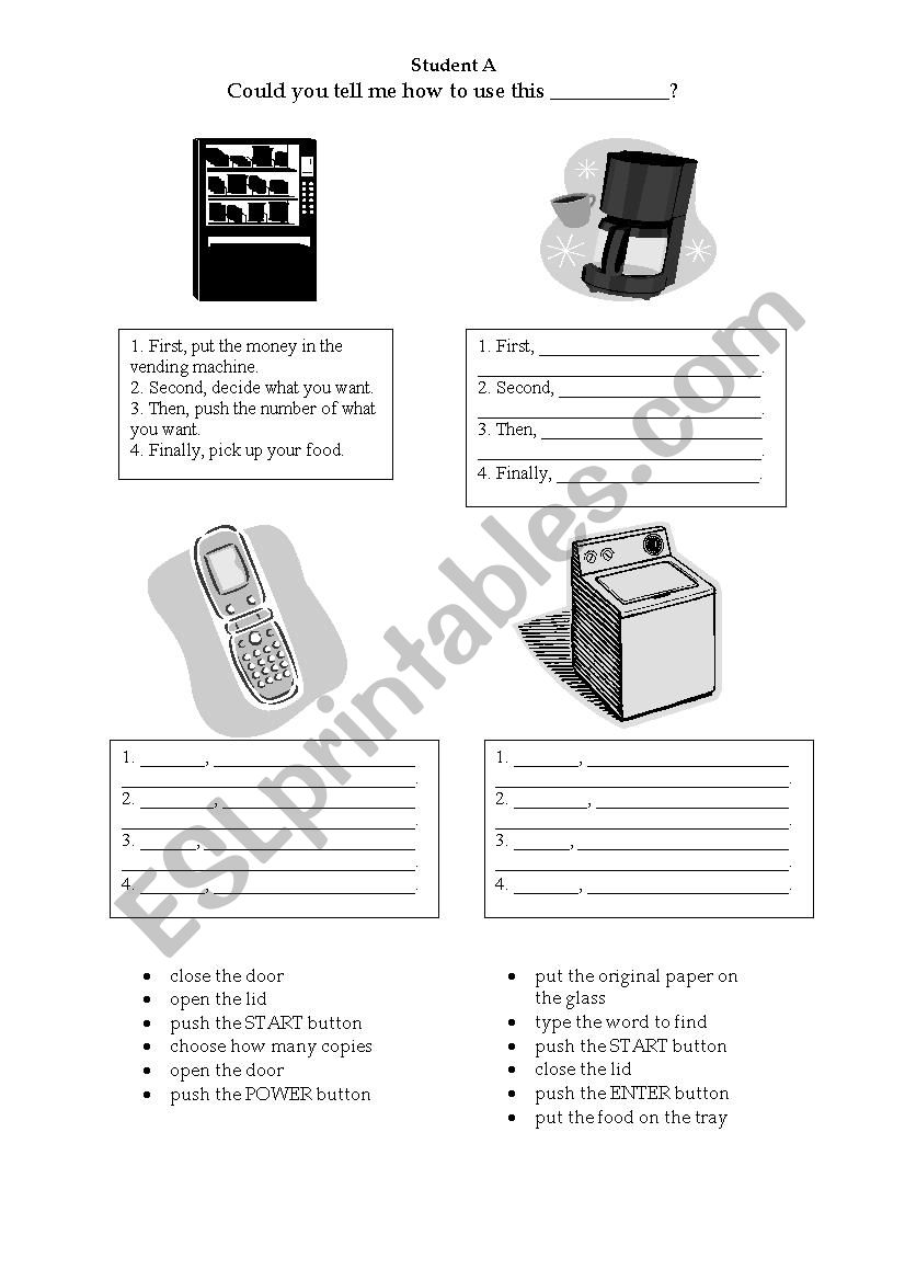 How do you do it? worksheet