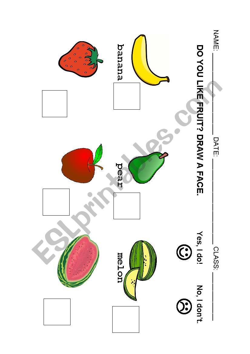 DO YOU LIKE..? worksheet