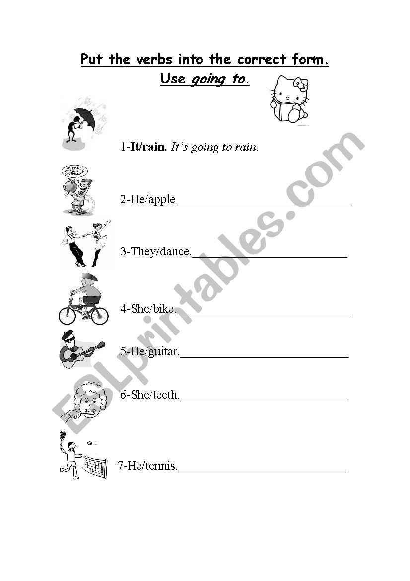 Future. Going to worksheet