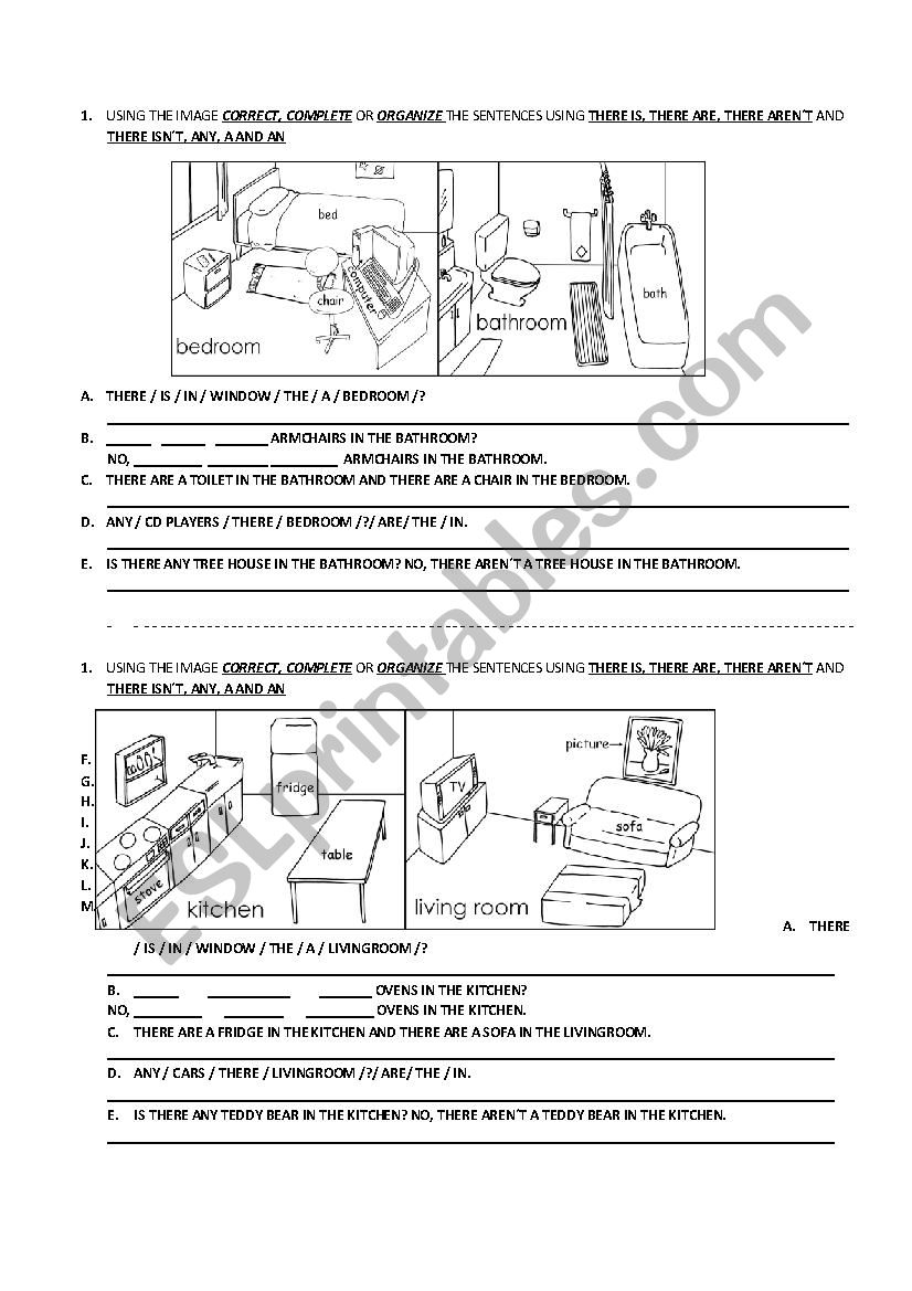 THERE IS AND THERE ARE SHORT QUIZ