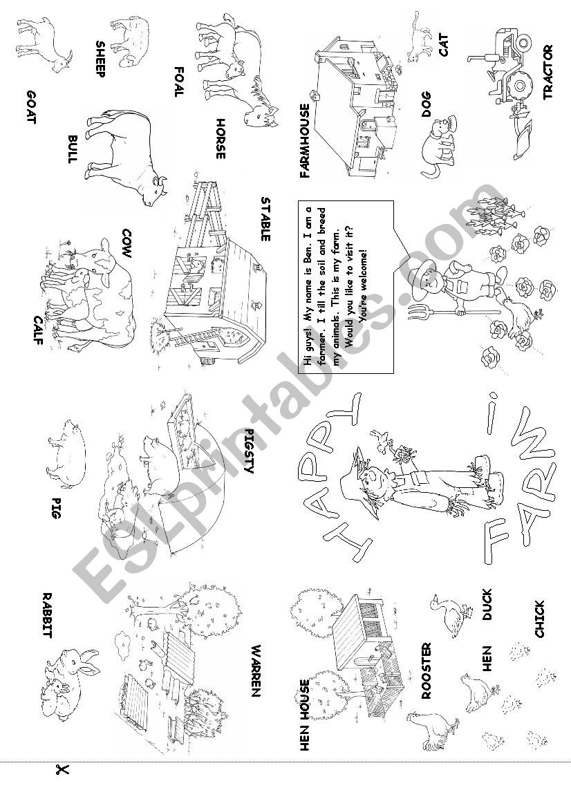 Happy Farm! worksheet