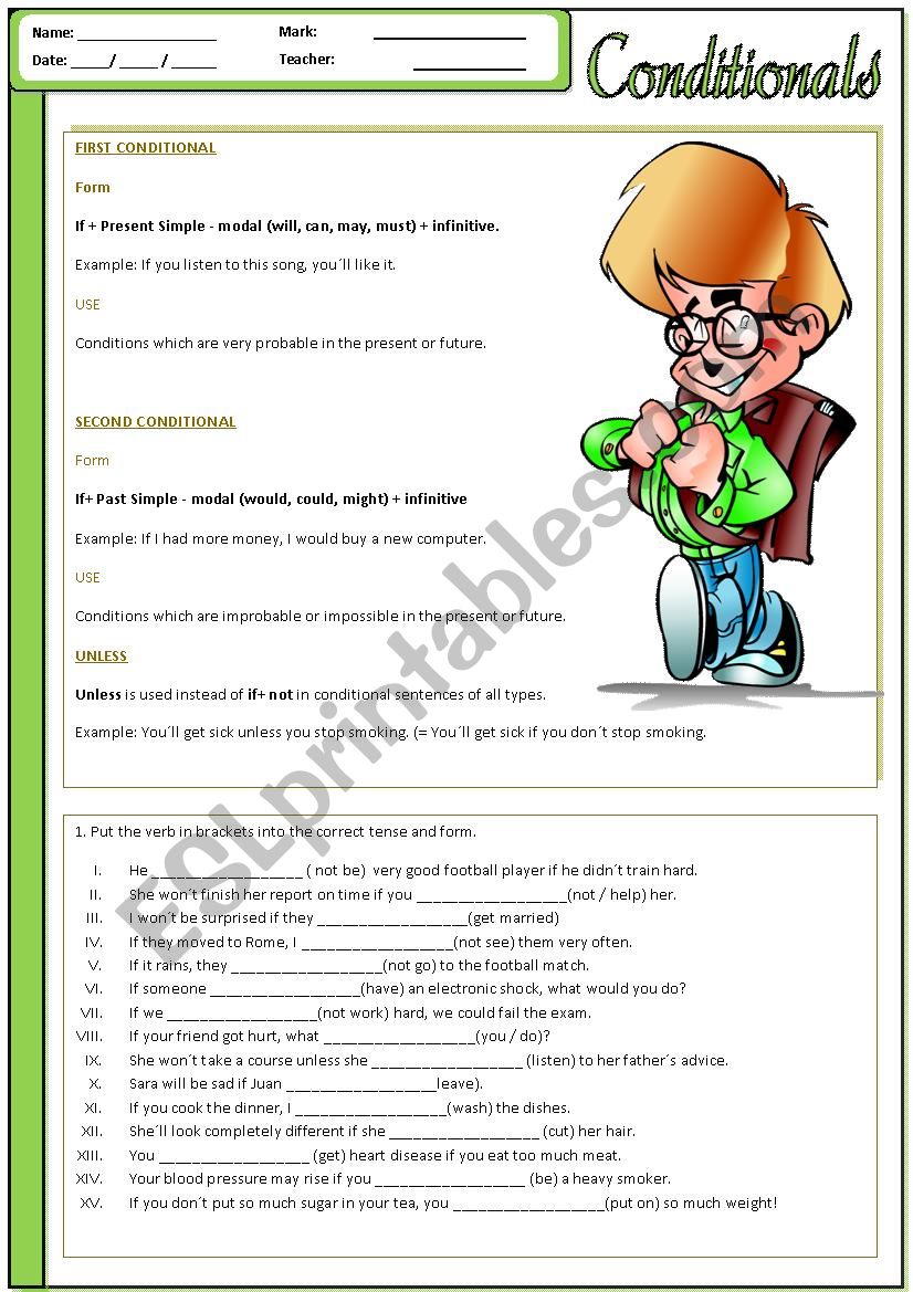 2nd Conditional worksheet