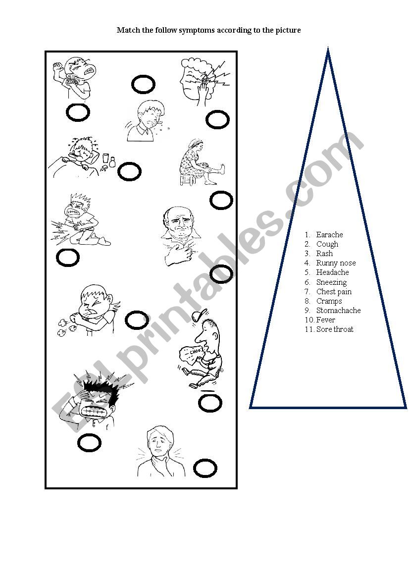 Symptoms worksheet