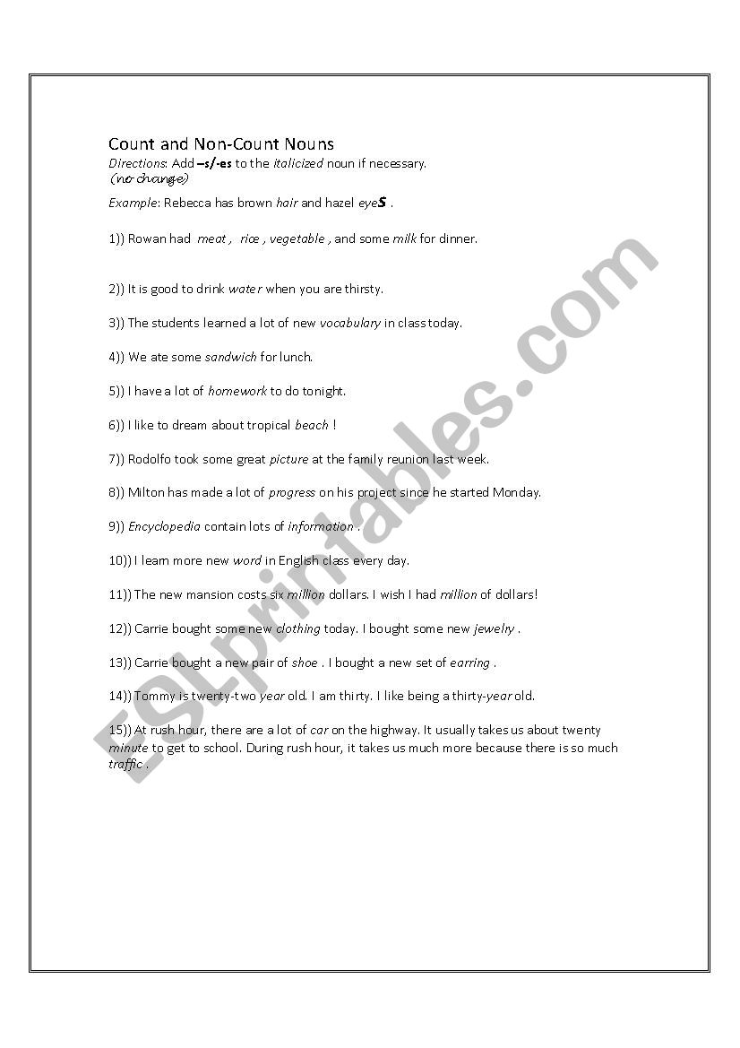 english-worksheets-count-and-non-count-nouns