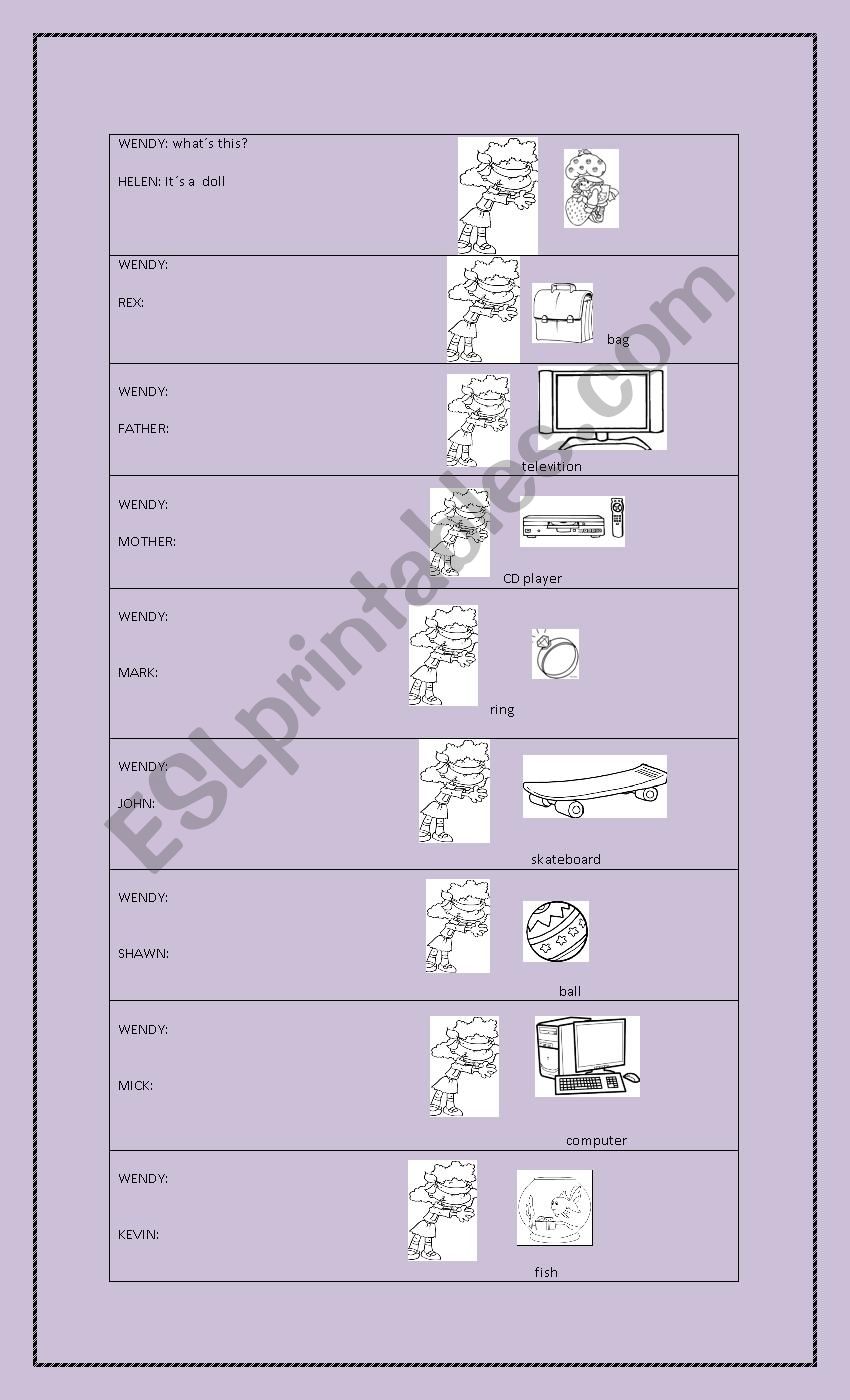 Whats this? worksheet