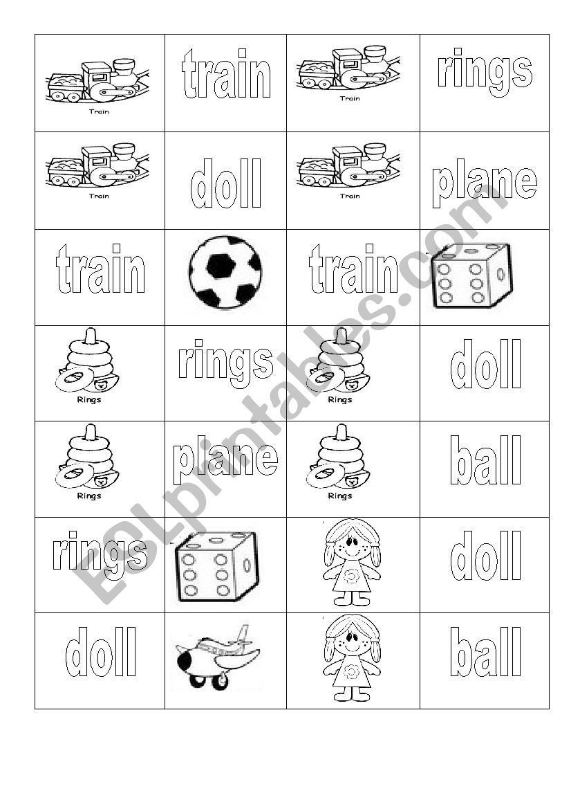 Toy domino (part 2/2) worksheet