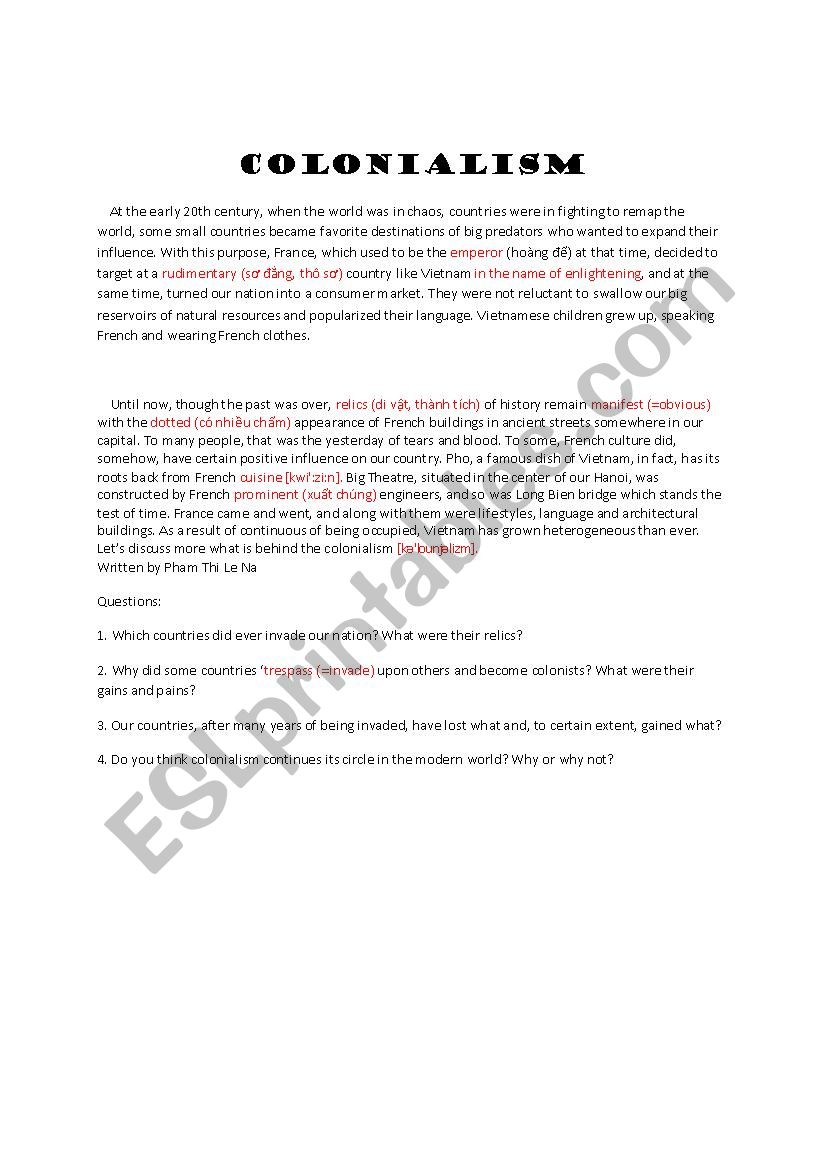 essay worksheet