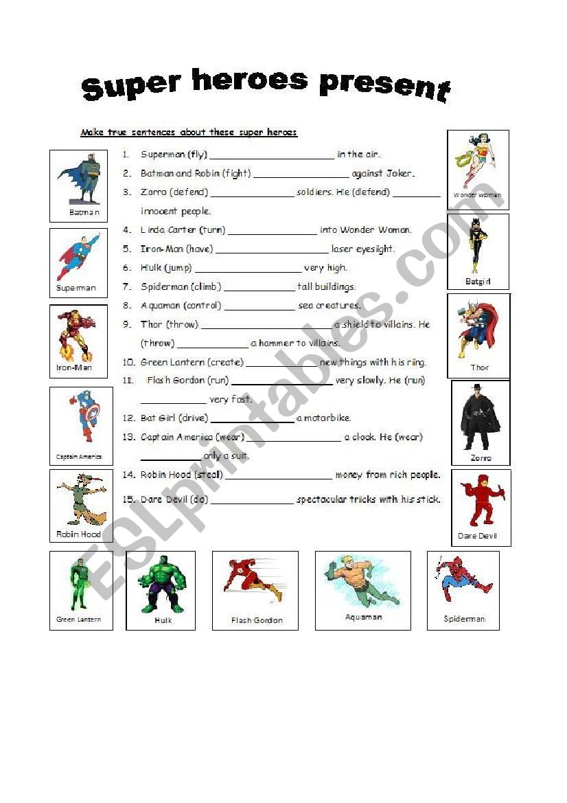 simple-present-superheroes-esl-worksheet-by-cacucacu