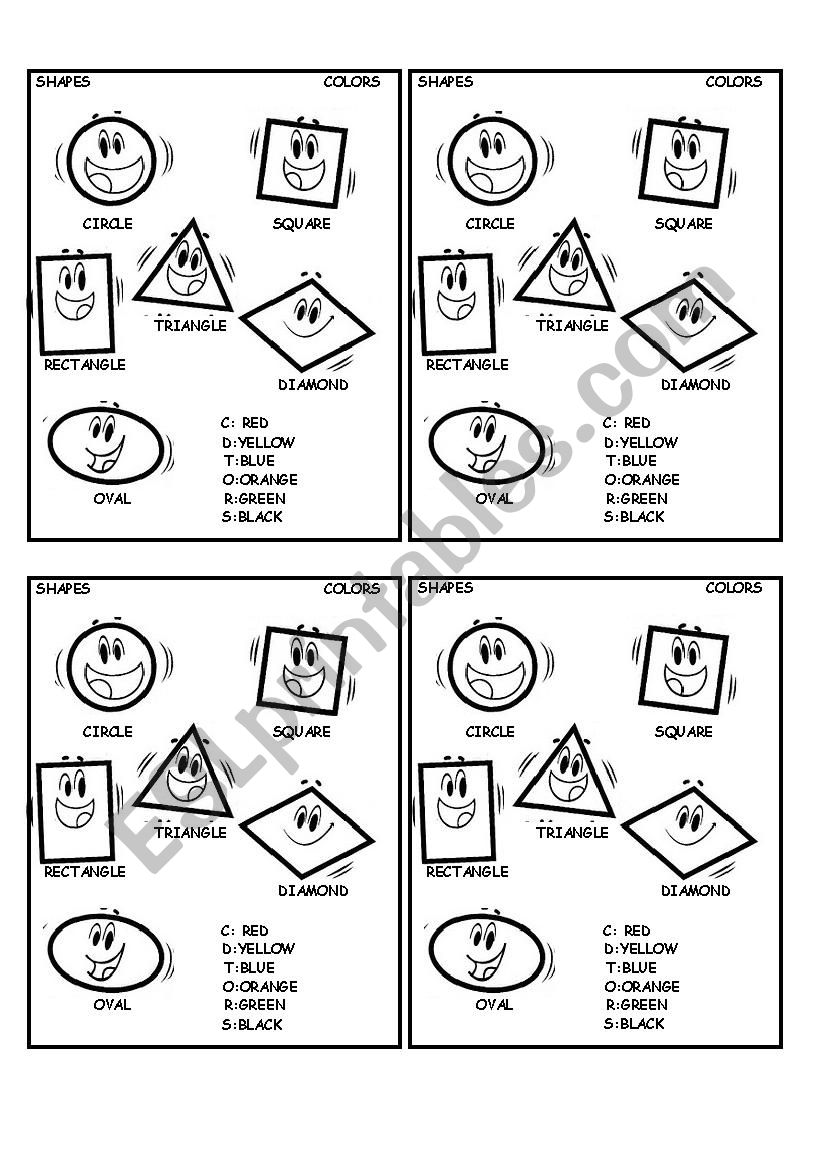 Shapes worksheet