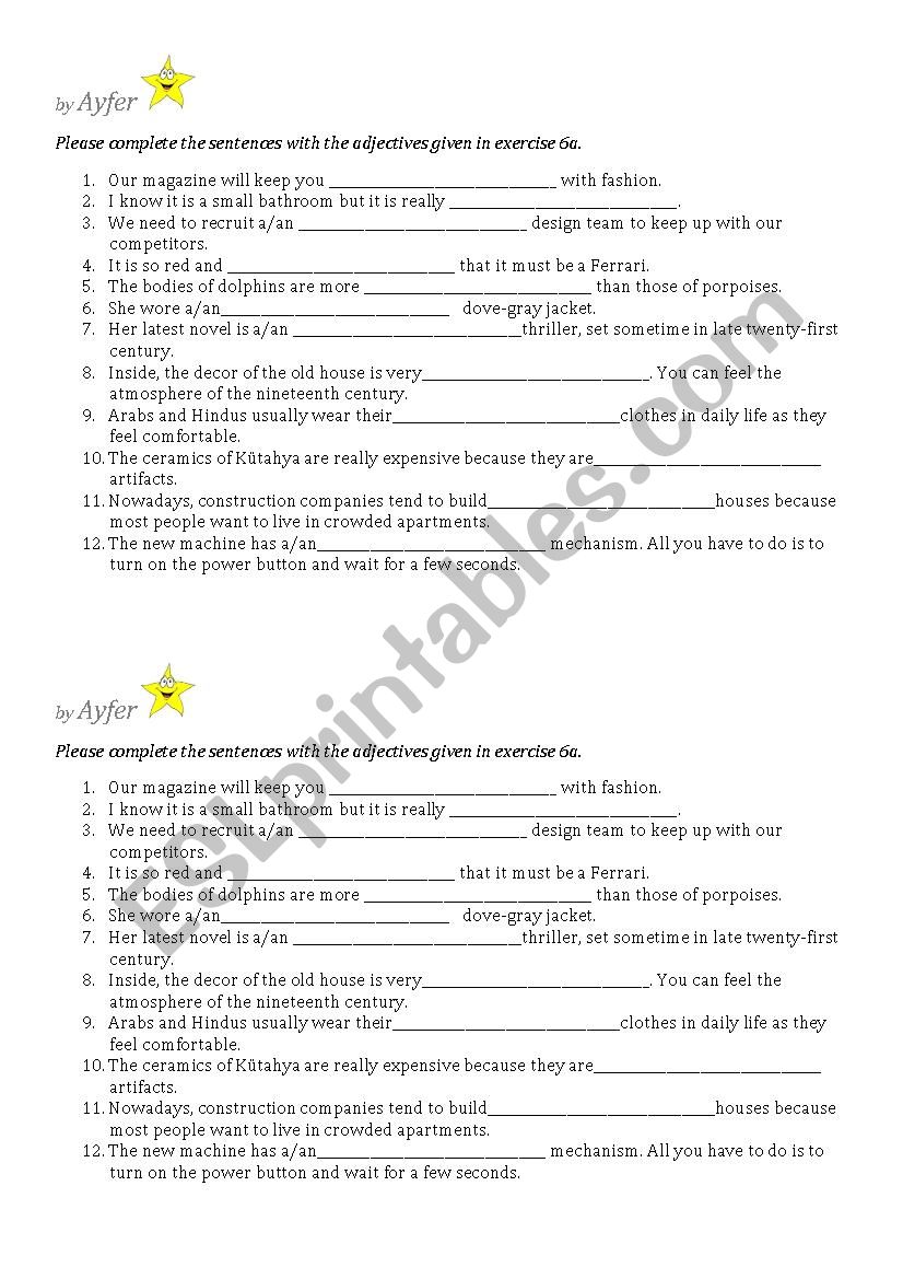 vocabpool worksheet