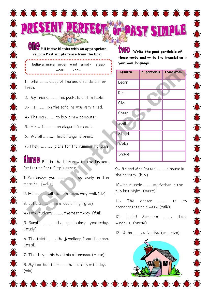 PRESENT PERFECT OR PAST SIMPLE