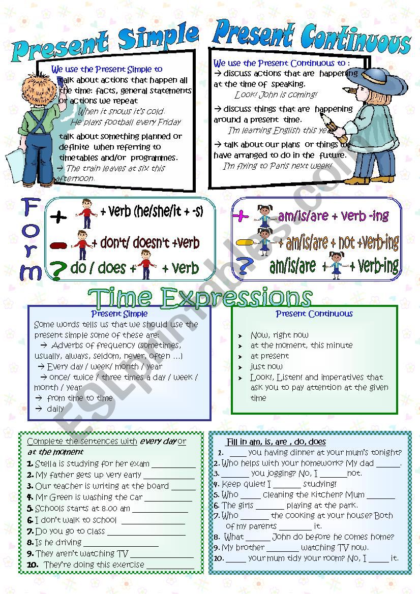 Present Simple or Present Continuous