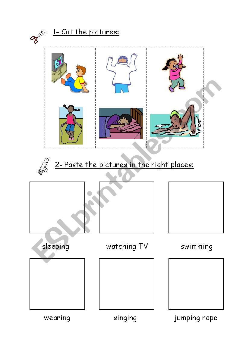 Actions worksheet