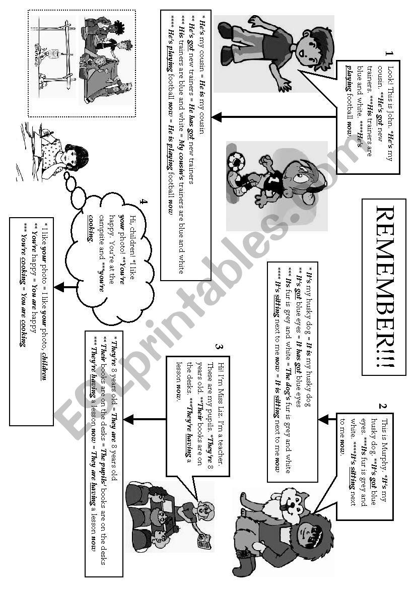 REMEMBER worksheet