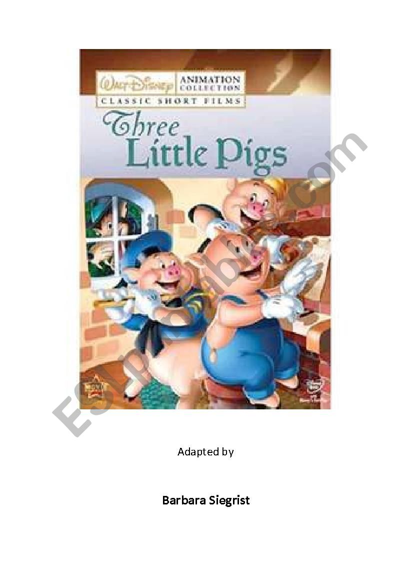 The Three Little Pigs worksheet