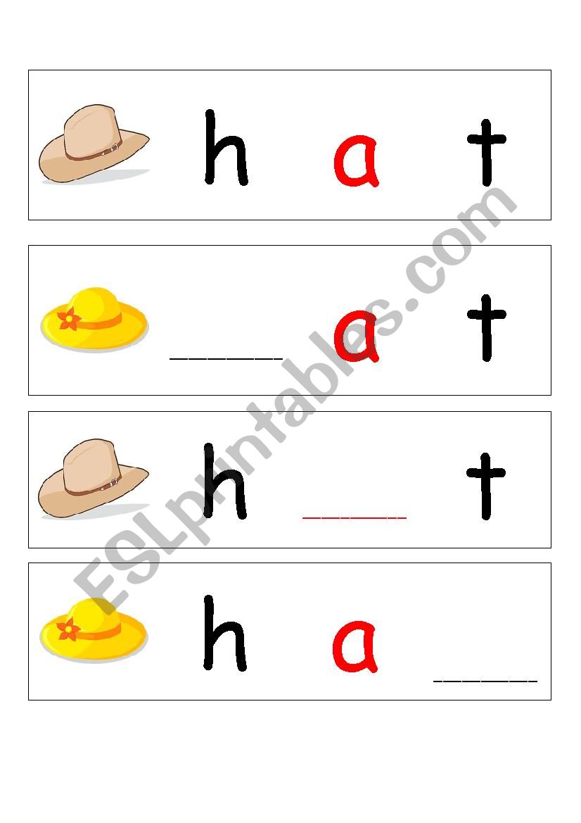 Reading Chart worksheet