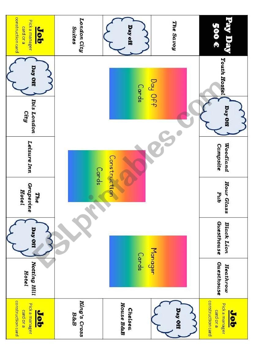 London Monopoly - part 1 worksheet