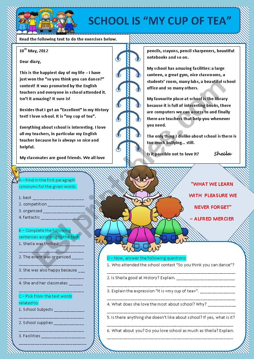 text_School is 