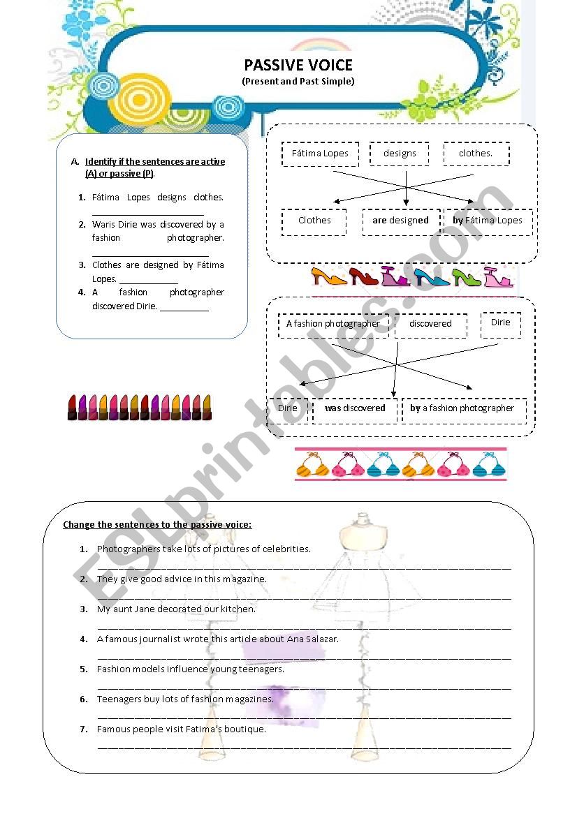 Passive Voice worksheet