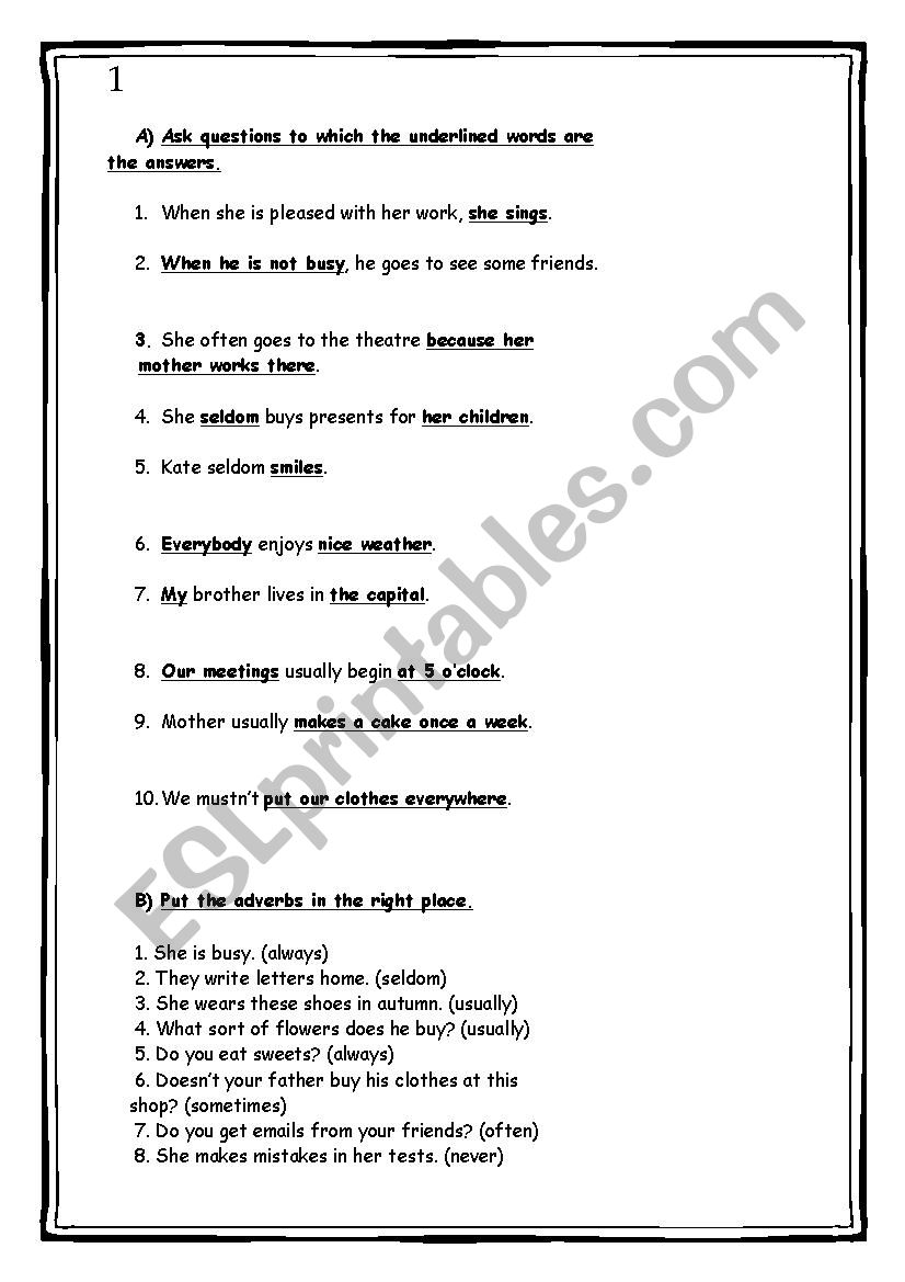 mixed tenses worksheet