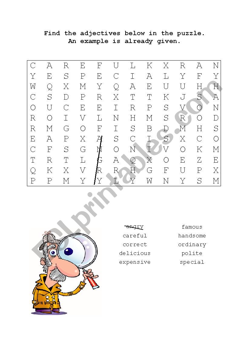 Puzzle worksheet