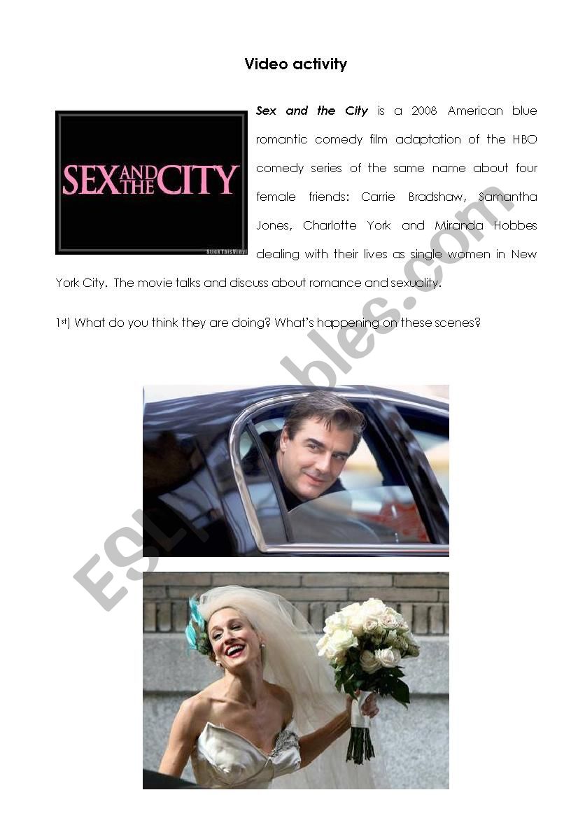 Sex and the city - Movie activity
