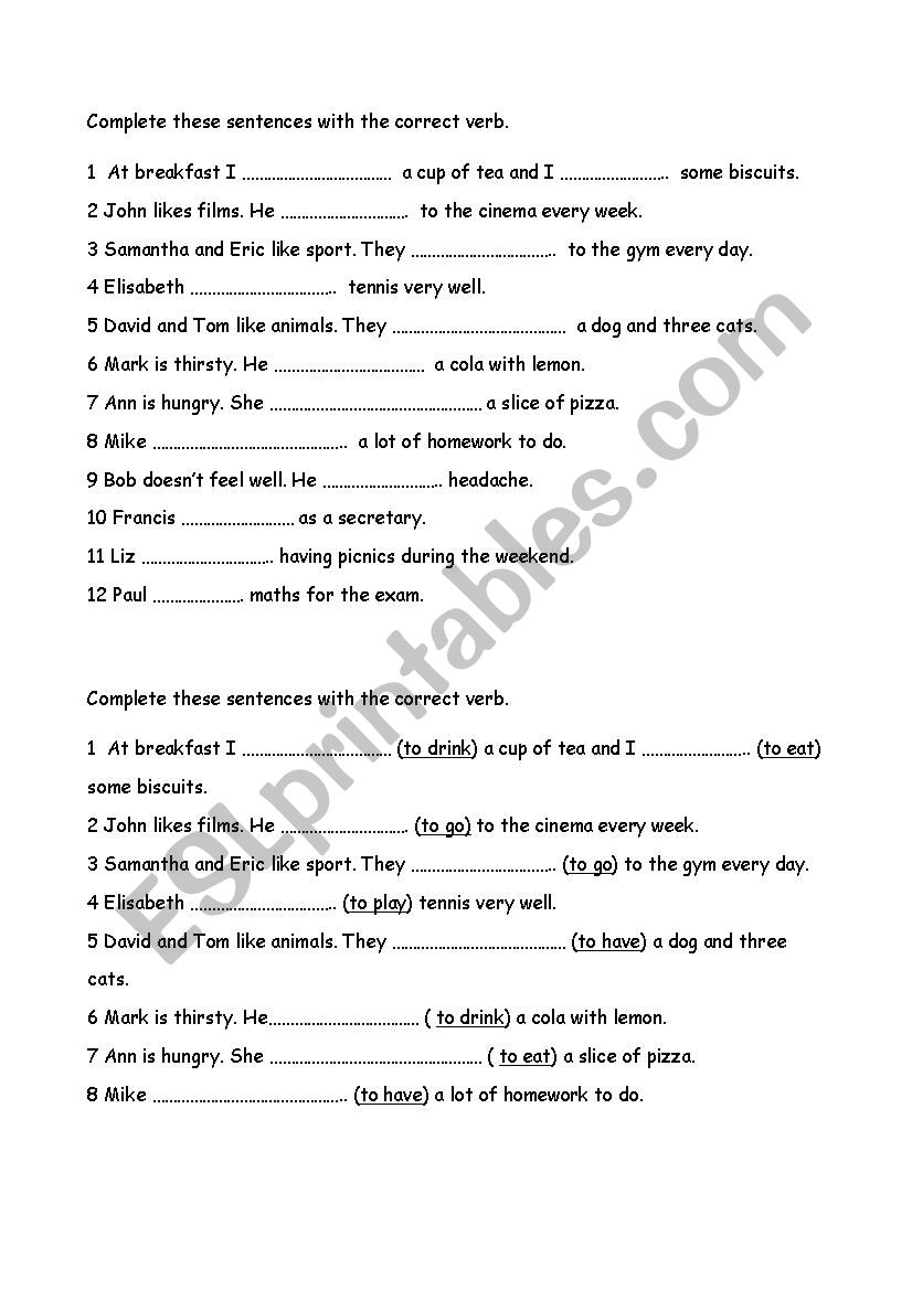 english-worksheets-complete-with-the-right-verb