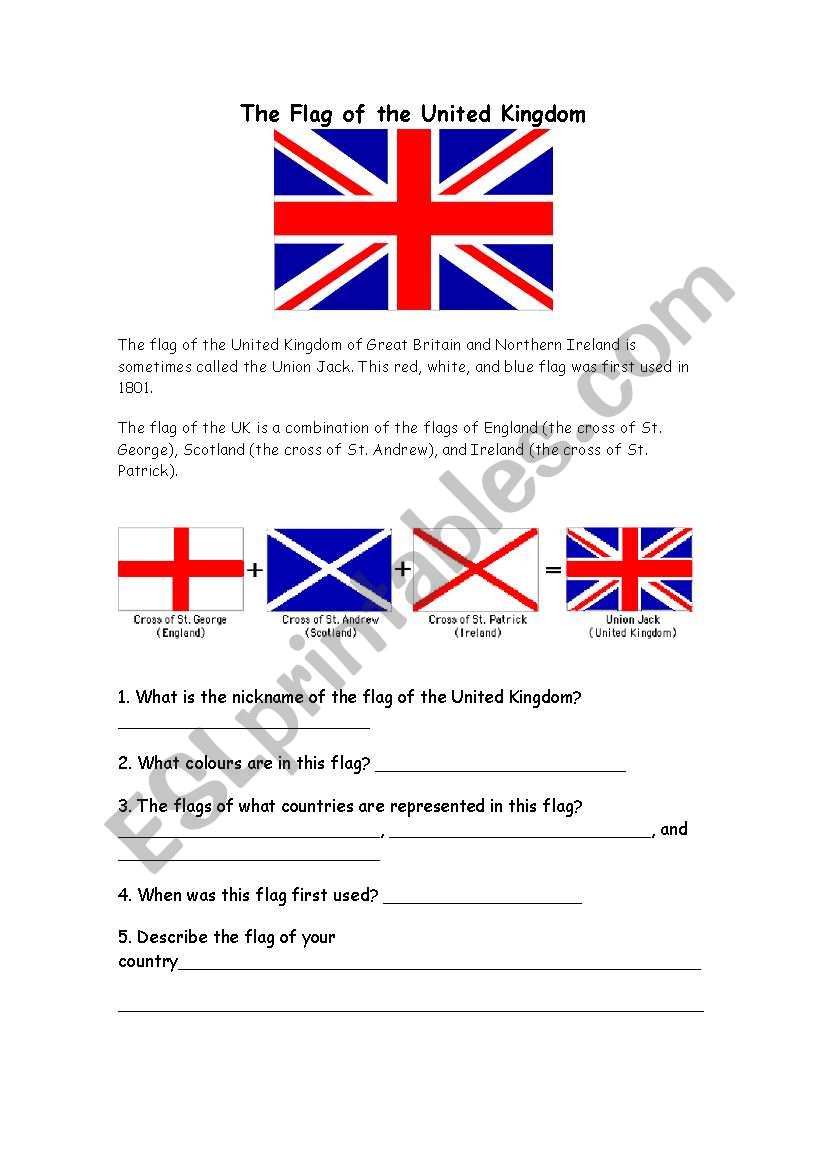 The Flag of the United Kingdom (reading)
