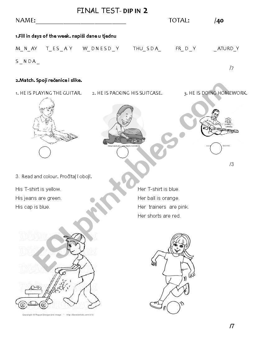 grammar practice elementary worksheet