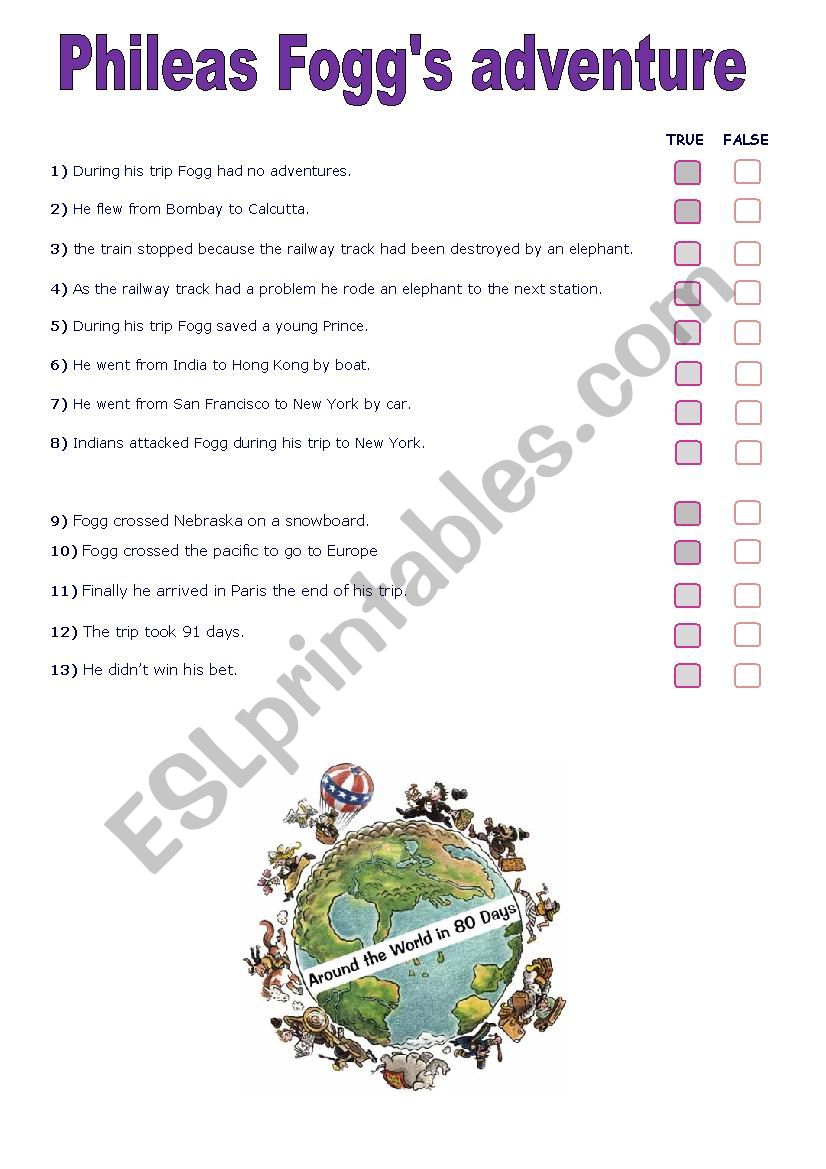 around the world in 80 days worksheet