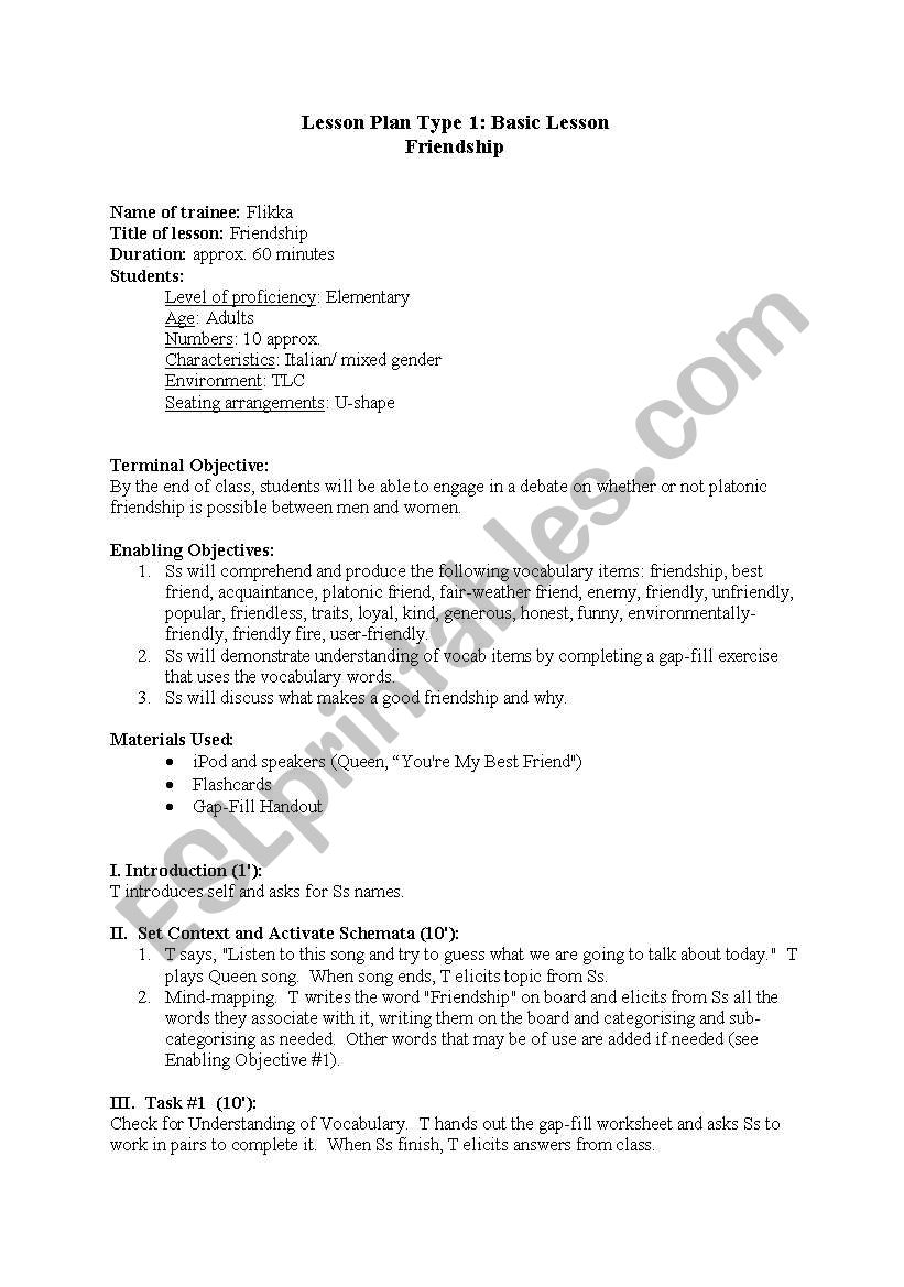 i love yopu, man worksheet