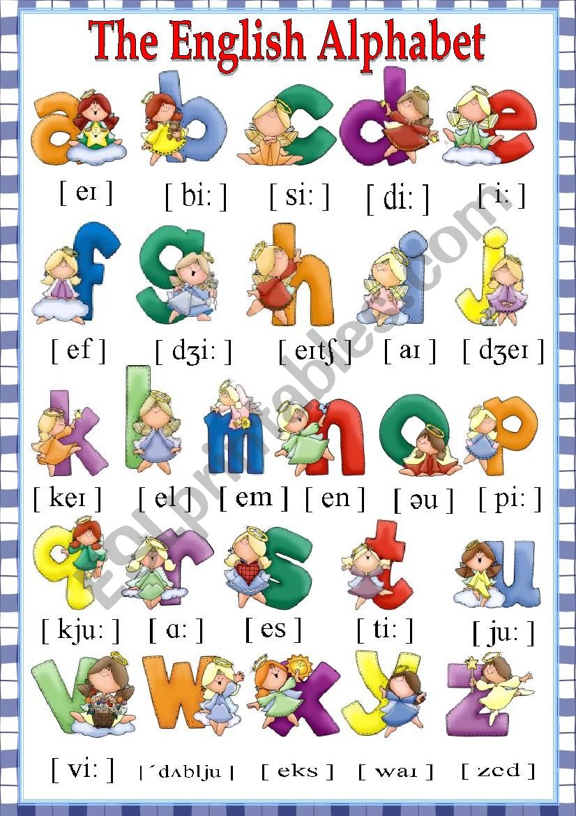 The English Alphabet worksheet